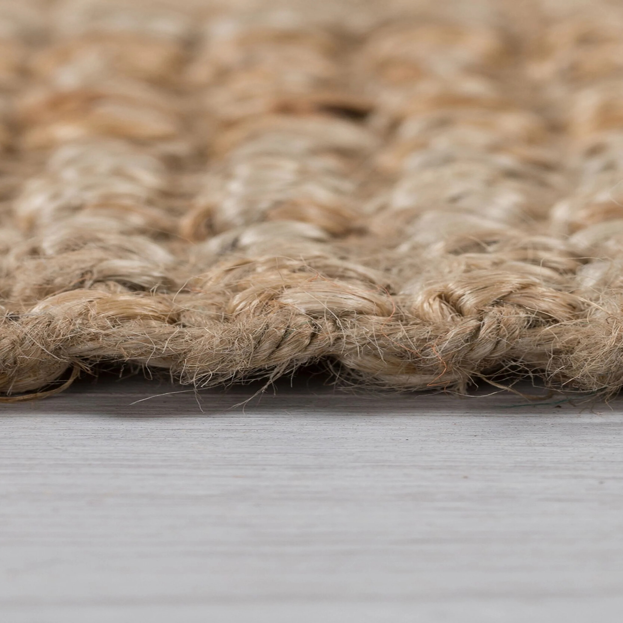 Tapis en jute bouclé naturel SARITA Jute