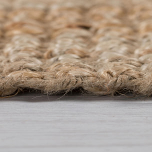 Tapis en jute bouclé naturel SARITA Jute