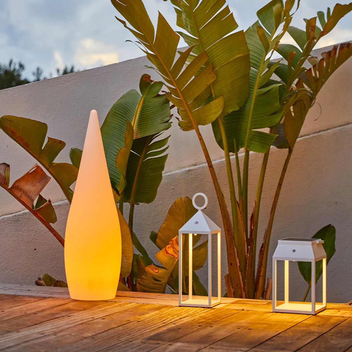 Lampadaire sans fil CLASSY RGB H120CM