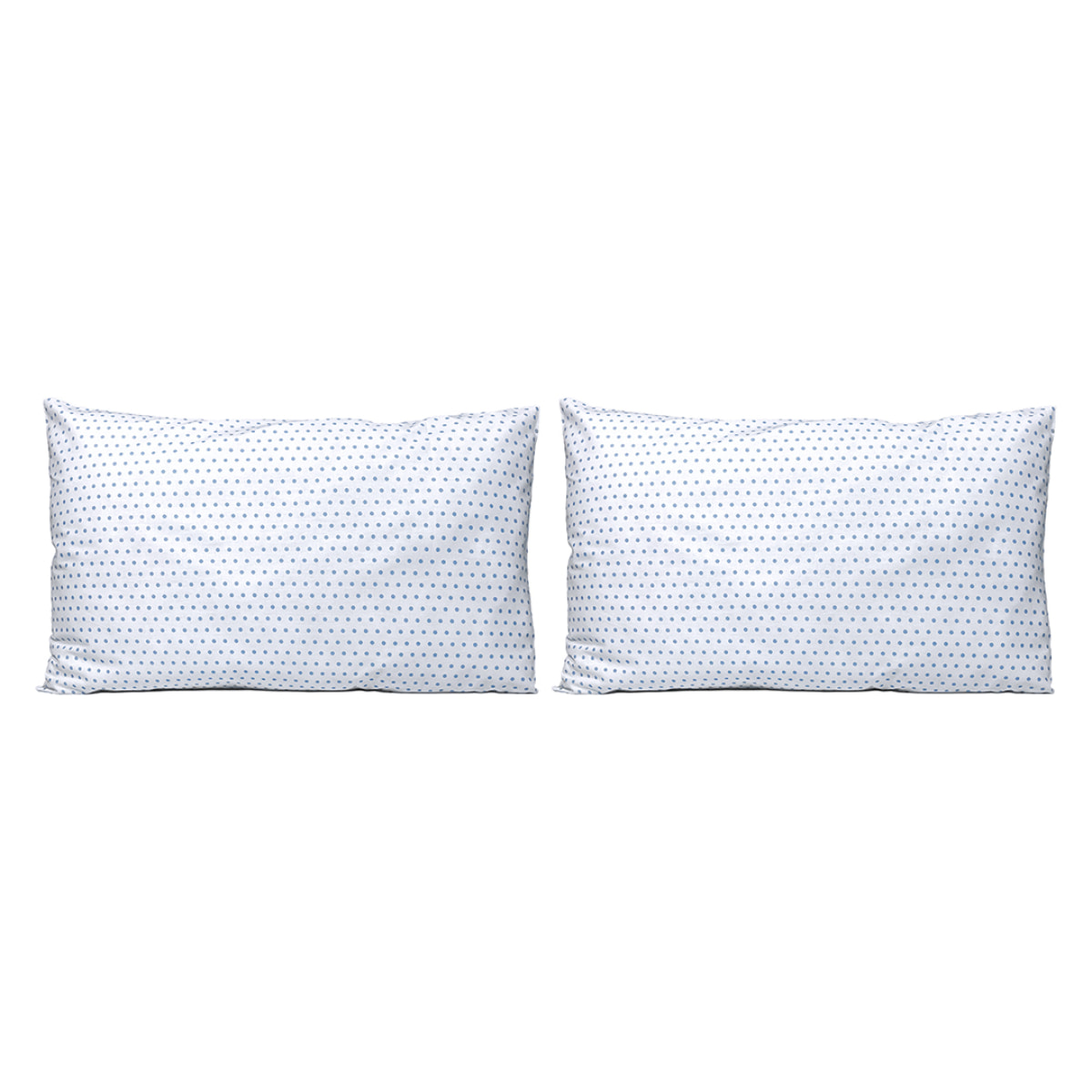 2 Fundas de almohada El Caballo 50x75 cm CABRIOLA Azul - 100% algodón -