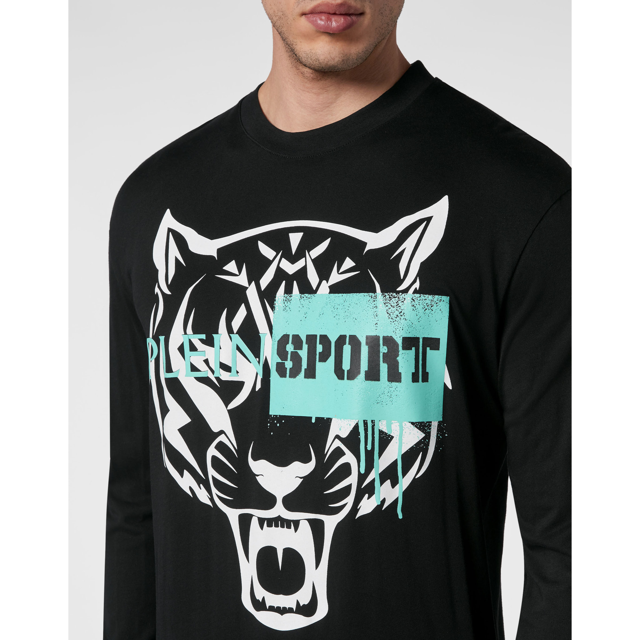 PLEIN SPORT Camiseta Cuello Redondo TIGER