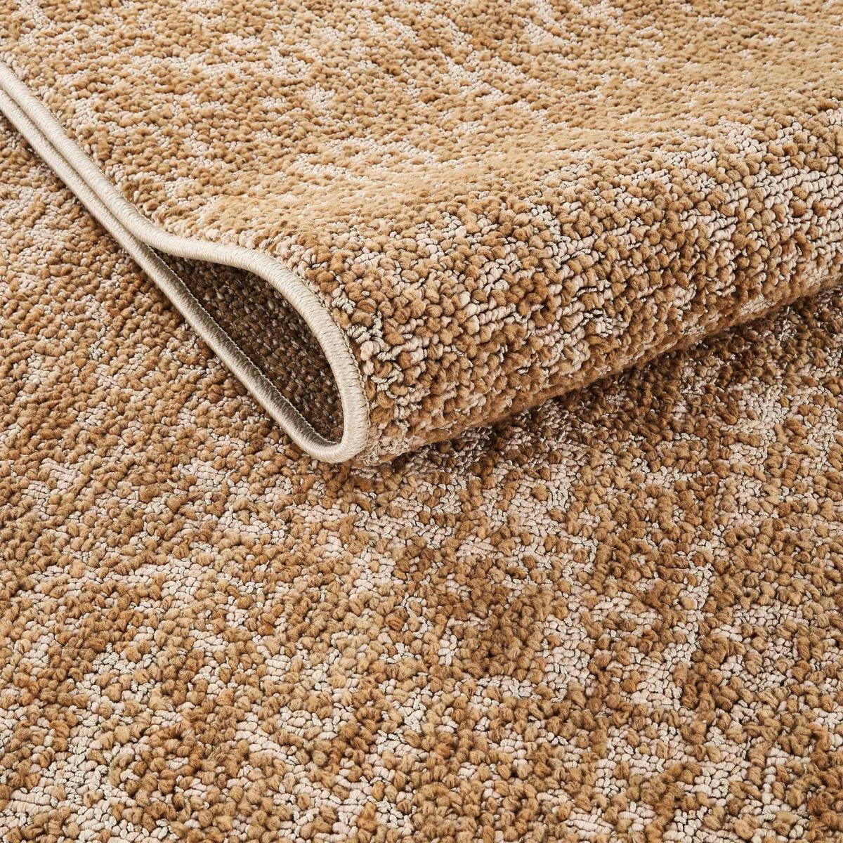 Tapis kilim faux uni, tissage authentique, design épuré, DOUCA