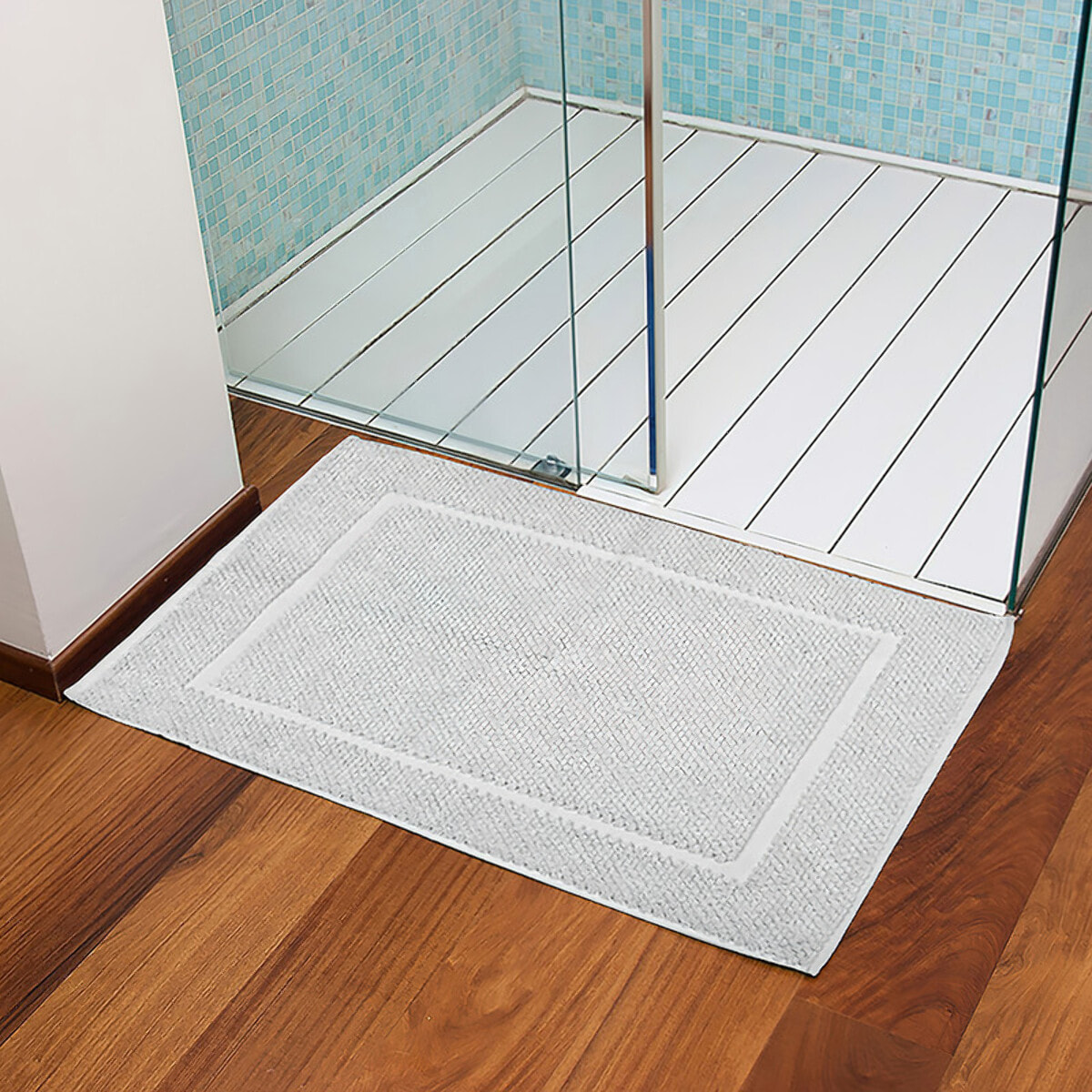INTRECCI Tappeto Bagno in Spugna, 50x70 cm, Tinta Unita, Modello: Bichicco