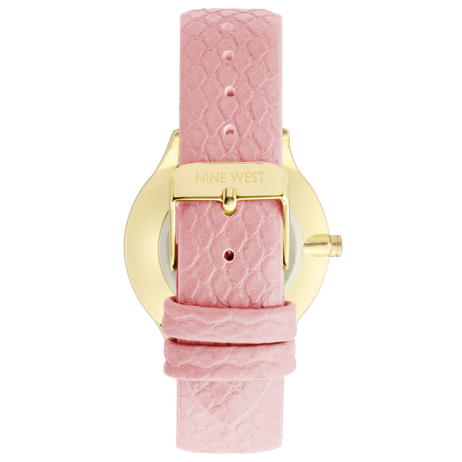 Reloj Nine West NW-2560SVPK Mujer Analogico Cuarzo con Correa de Cuero