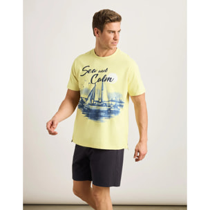 Camiseta Manga Corta Amarillo - Tropea