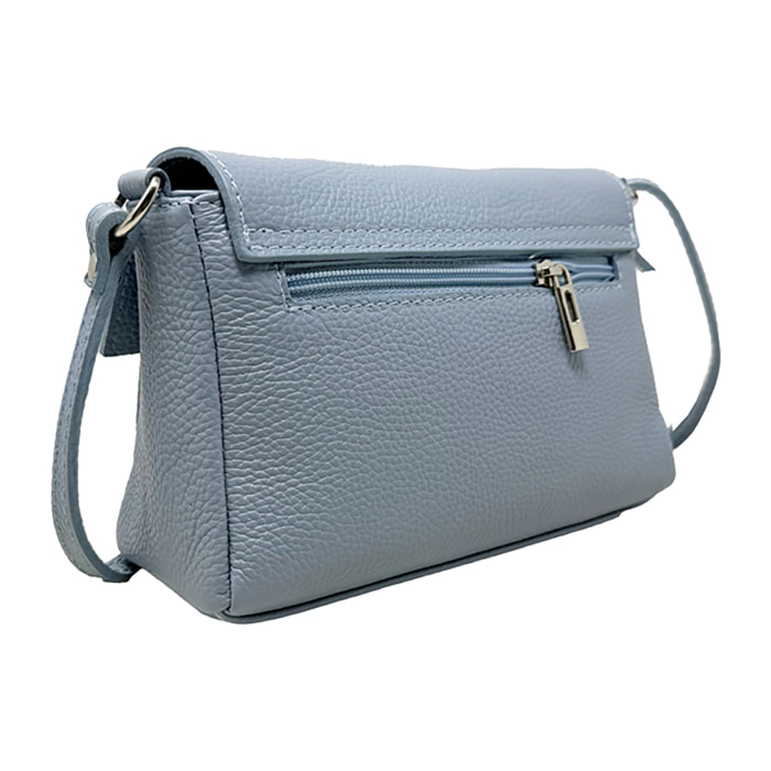 Borsetta a Tracolla Clutch in Vera Pelle Made in Italy