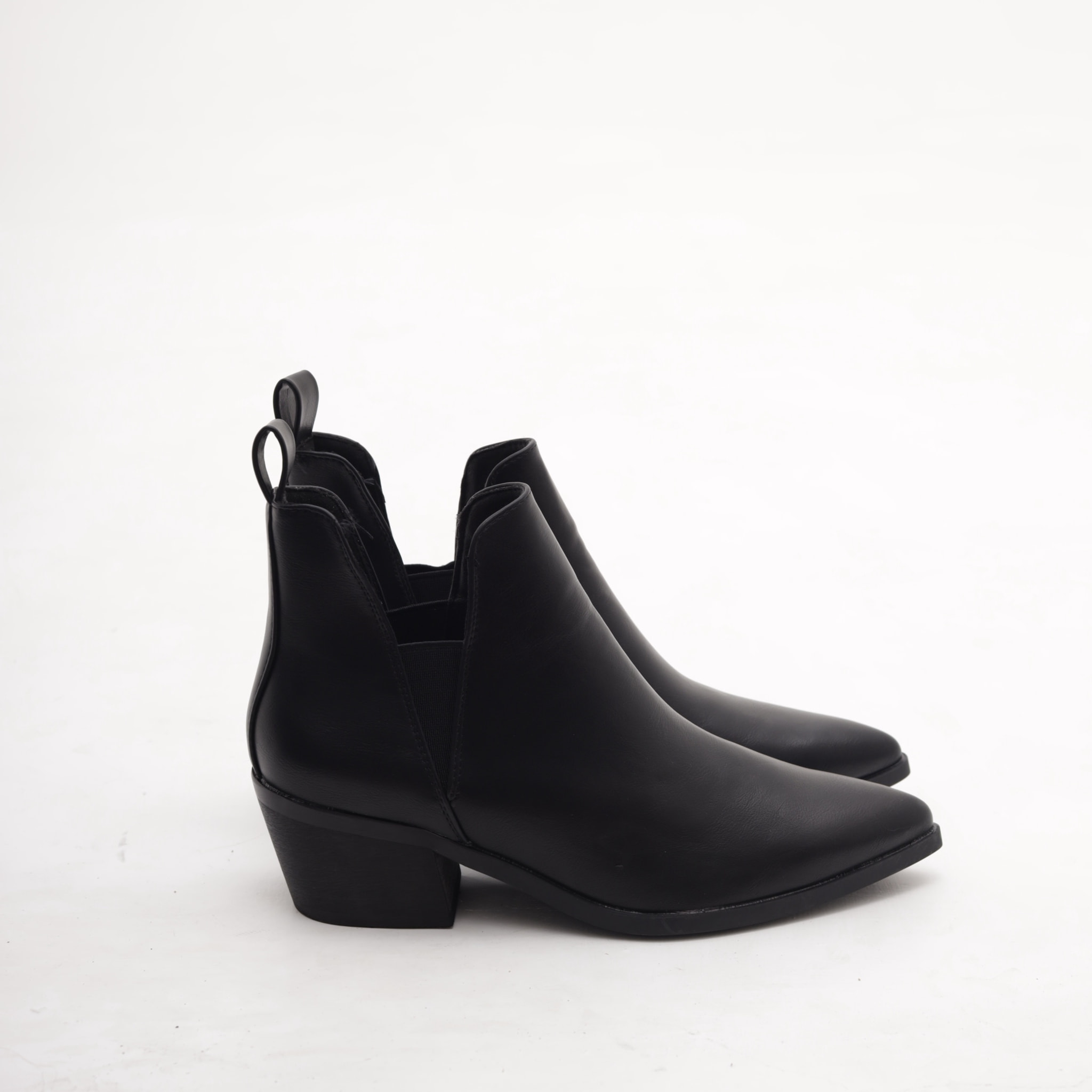 TRONCHETTO TEXANO ELASTICI NERO