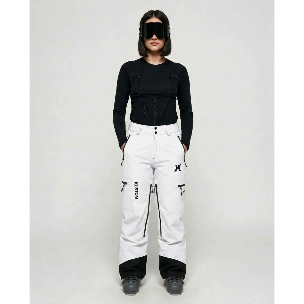 Pantalón para mujer KUSTOM AQUILO Pants - Blanco