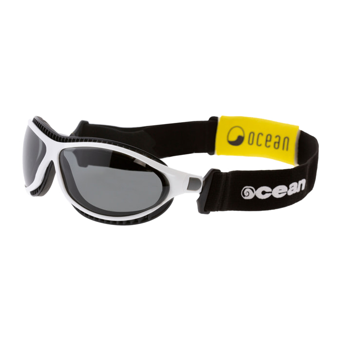 Gafas de deportes acuáticos OCEAN TIERRA DE FUEGO - Blanco / Ahumada