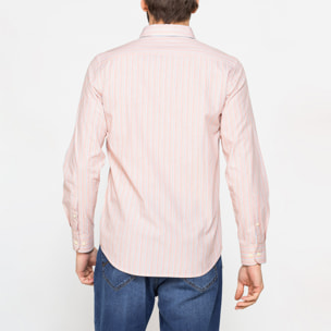 CAMICIA BUTTON-DOWN CON MANICA LUNGA E TASCHINO