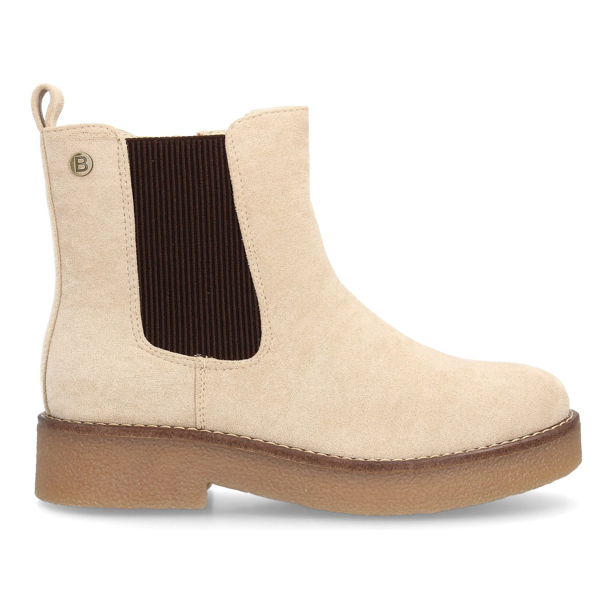 Bota chelsea clásica con cremallera