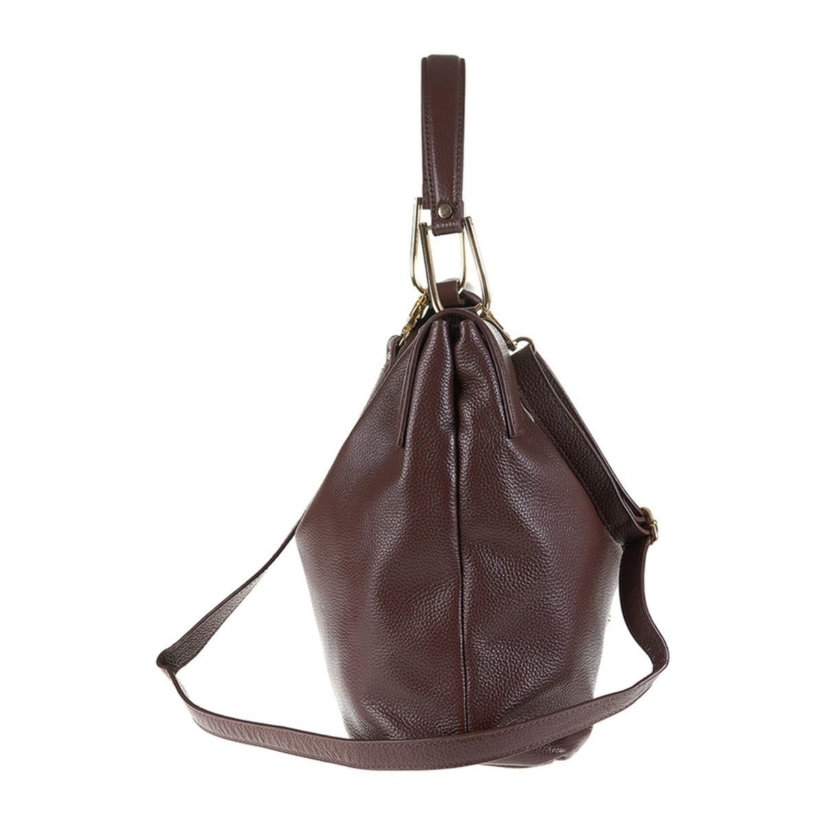 Borsa a spalla da donna Made in Italy - Modello Lyra Elite - 100% pelle - 33.0 x 30.0 x 12.0 cm