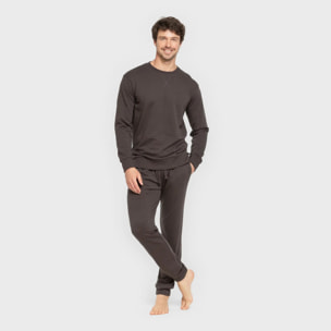 Pantalón largo básico deportivo gris marengo