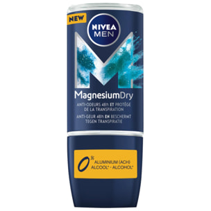 Pack de 3 - NIVEA - Déodorant Bille Homme Magnesium Dry3X 50ml