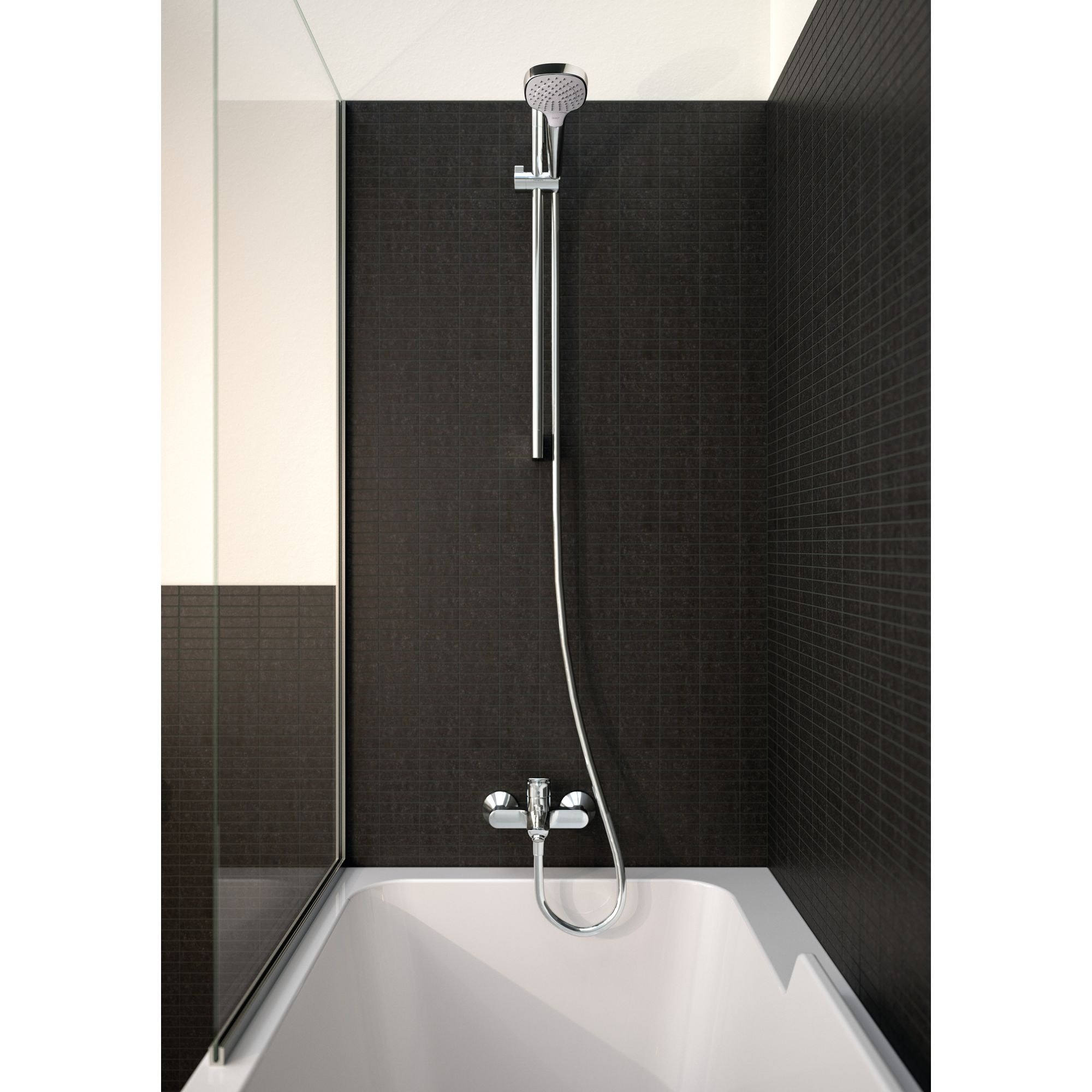 Mitigeur bain/douche chromé Logis