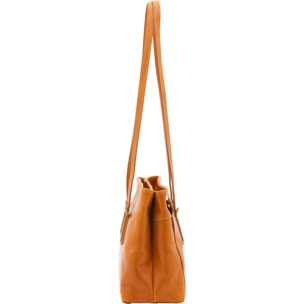 Borsa a spalla da donna - Modello False - Vera pelle - 23.0 x 30.0 x 12.0 cm