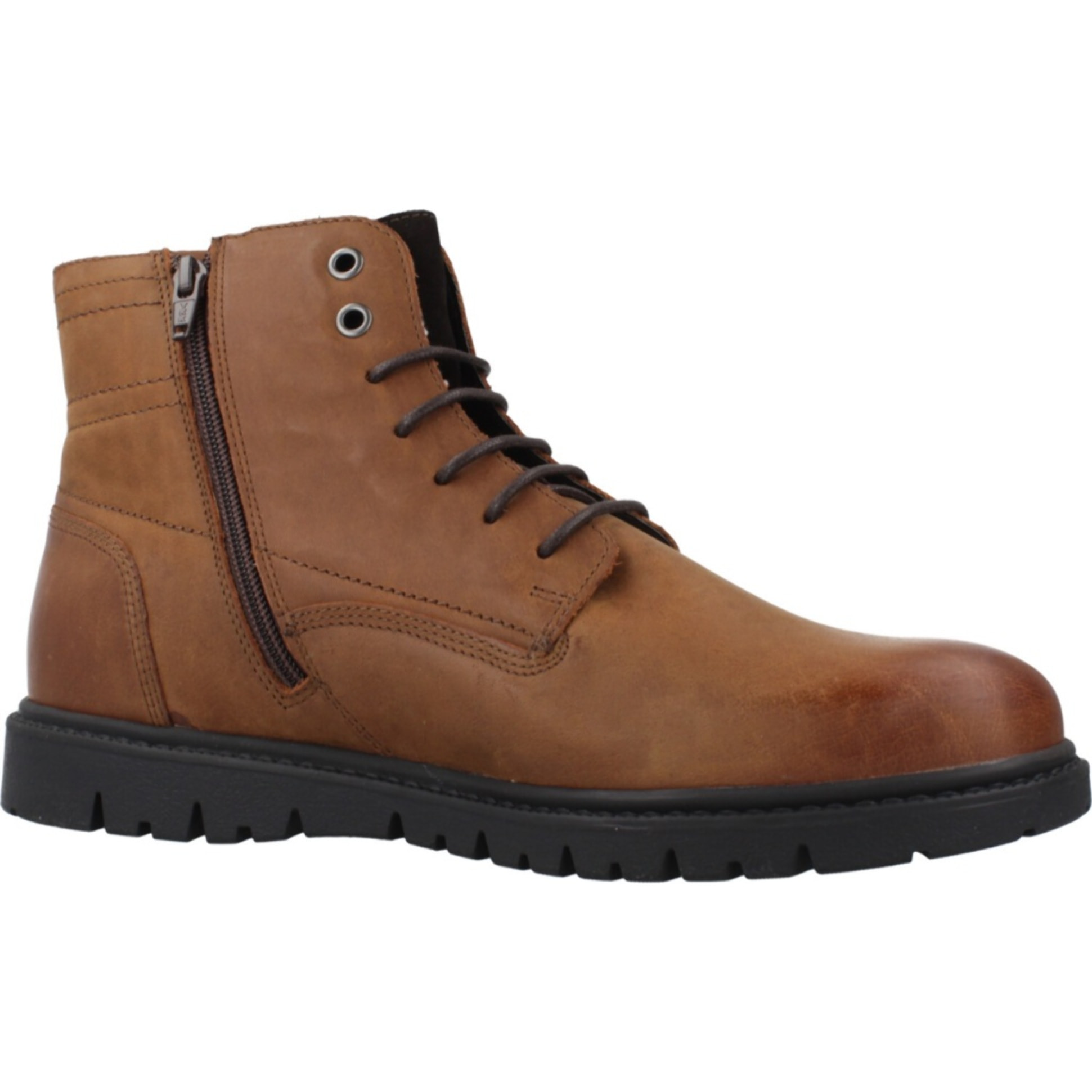 Botines Hombre de la marca GEOX  modelo U GHIACCIAIO MARRON