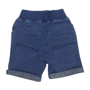 SHORT IN FELPA DENIM