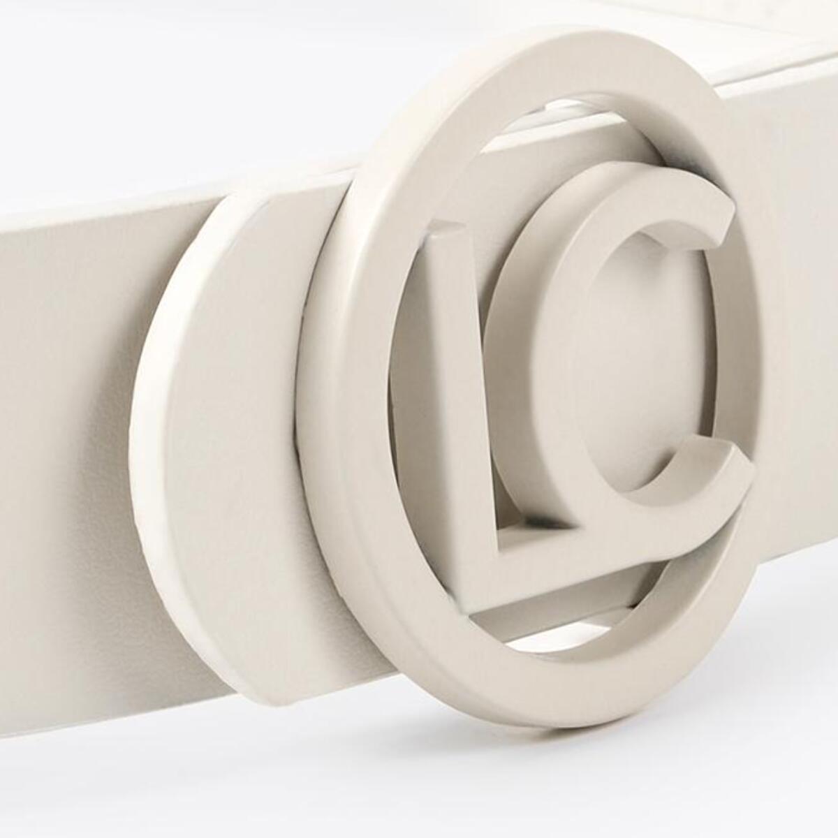 Cintura double face monogrammi LC