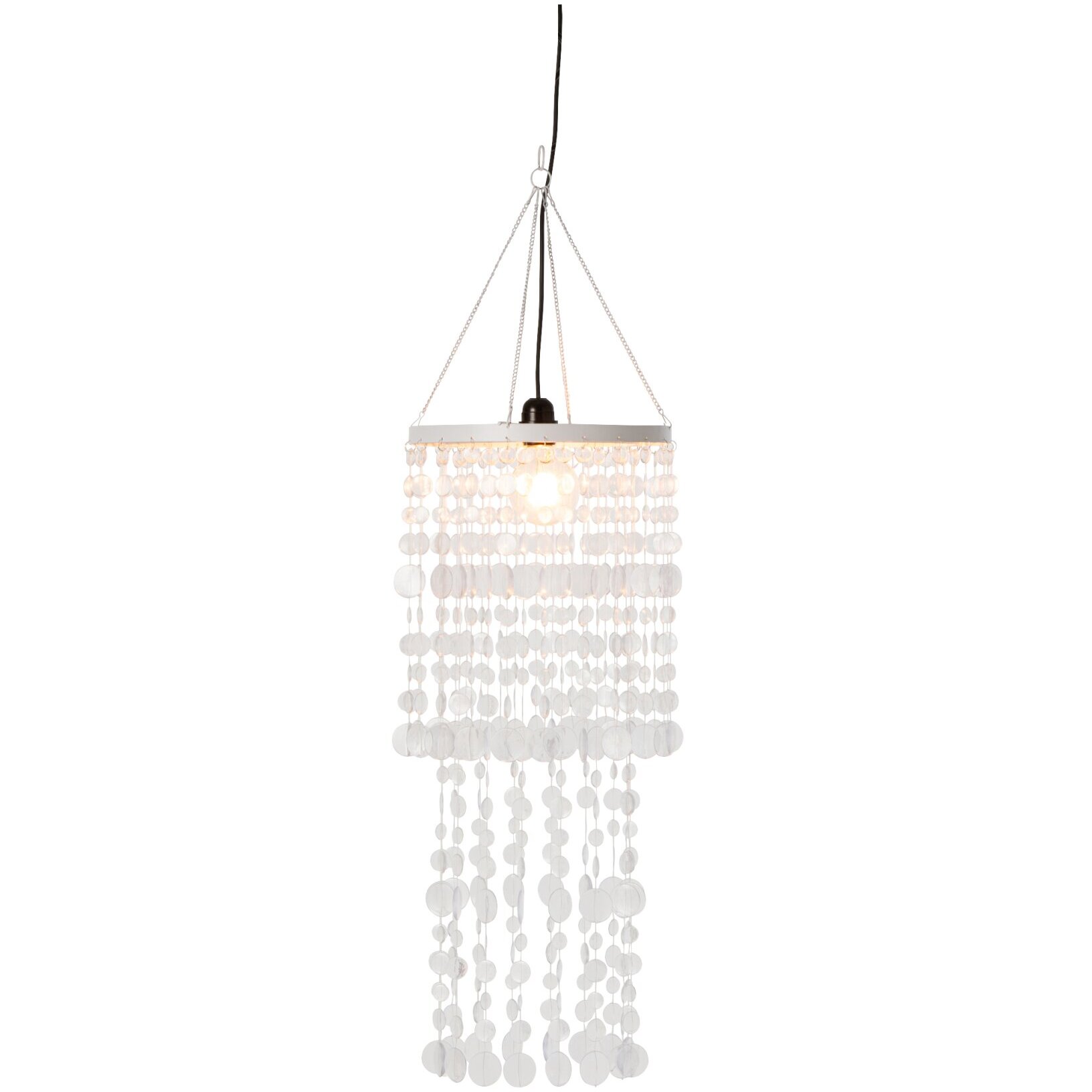 J-Line abat-jour perles - transparent - small