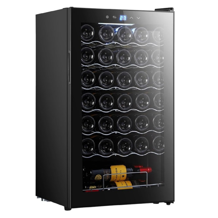 Cecotec Cave à vin Bolero GrandSommelier 34030 Black Compressor