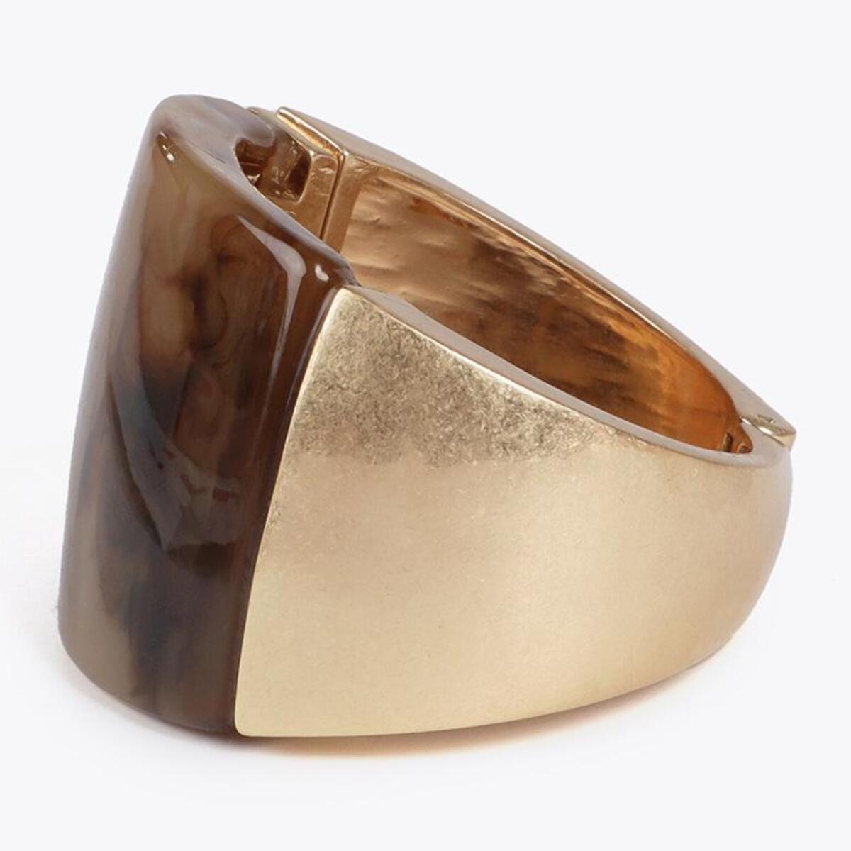 Bracciale rigido con pezzo acrilico