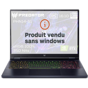 PC Gamer ACER Predator Helios Neo 14-51-545R Sans OS