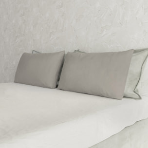 COPPIA FEDERE ELEGANT, 100% Microfibra - GRIGIO CHIARO