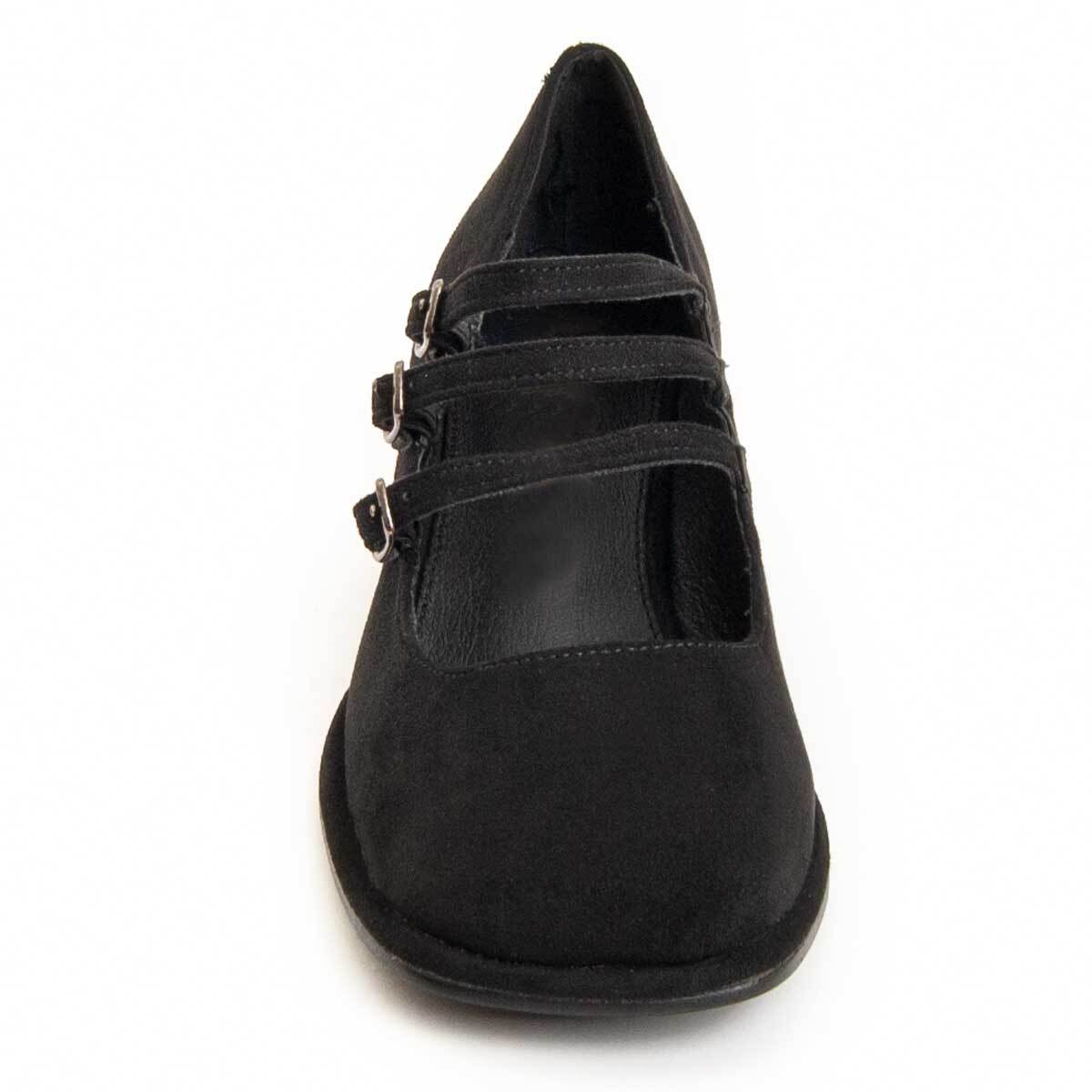 Zapato De Tacón - Negro - Altura: 5 Cm