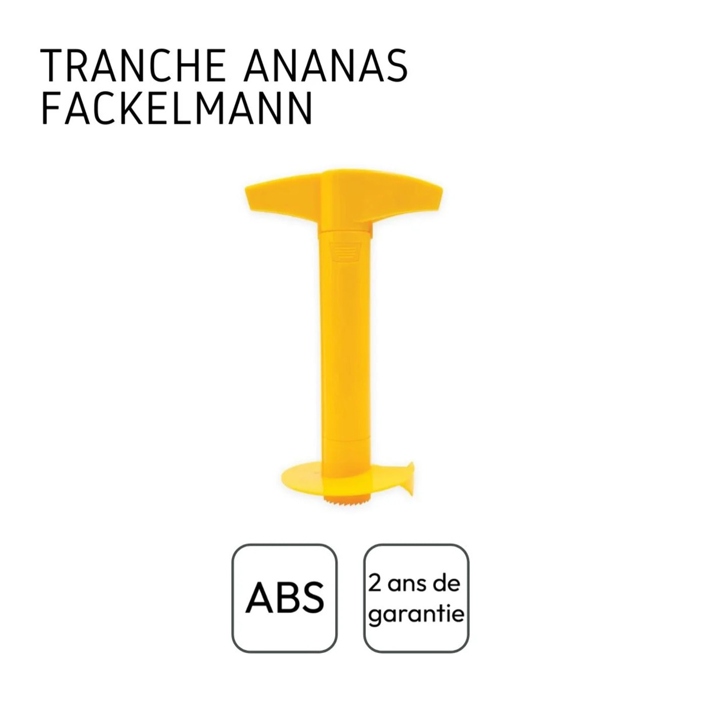 Ustensile pour couper et vider un ananas Fackelmann Colors Edition