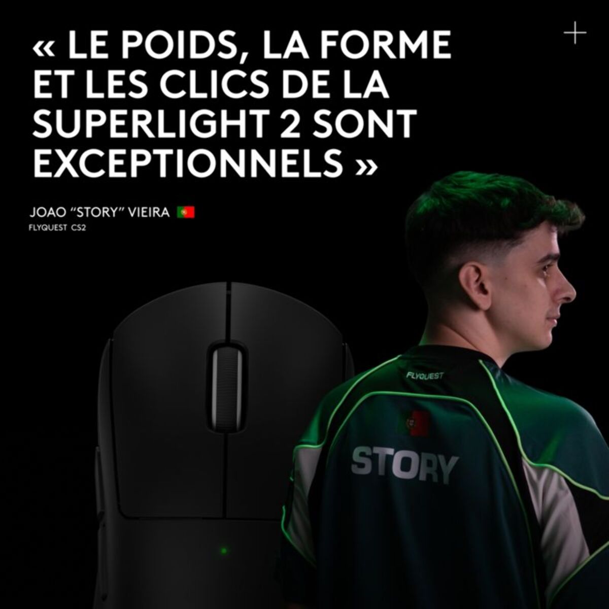 Souris Gamer Sans Fil LOGITECH G PRO X SUPERLIGHT 2 LIGHTSPEED Noir