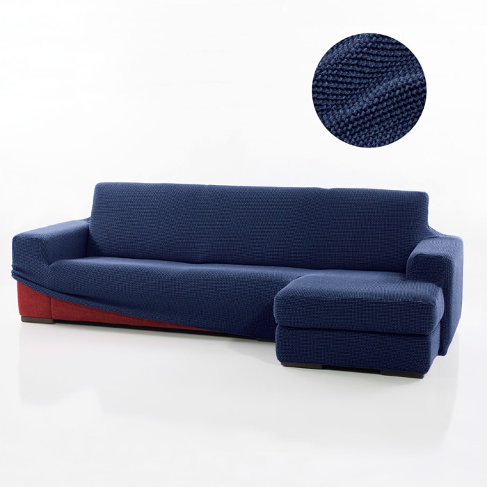 Funda para Chaise Longue derecho (visto de frente) brazo largo SÚPER ELÁSTICA modelo HELENA