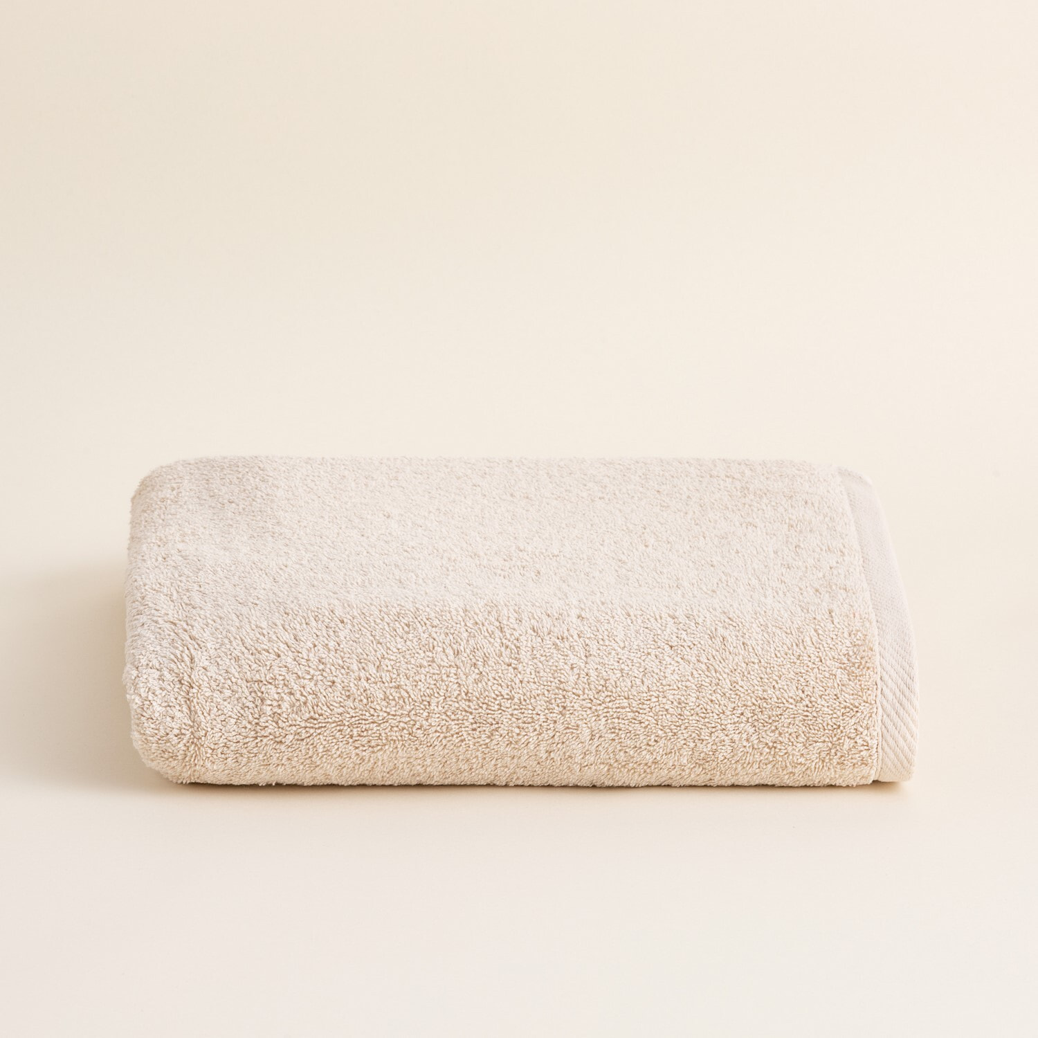 Serviette Éponge 100% Coton Peigné - 600 g/m2 NATUREL