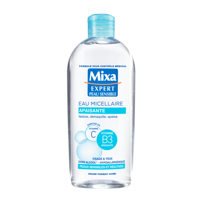 Lot de 6 - Mixa Eau Micellaire Physiologique Apaisante 400ml