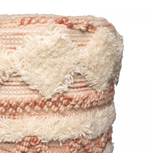 Tabouret NEHU Partiellement fabriqué à la main en Laine