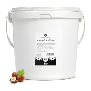 PLANETA HUERTO | Crema de avellanas ecológica 100 % natural 2 kg – Crema de avellanas Untable vegana sin azúcares añadidos, rica en fibra y grasas saludables
