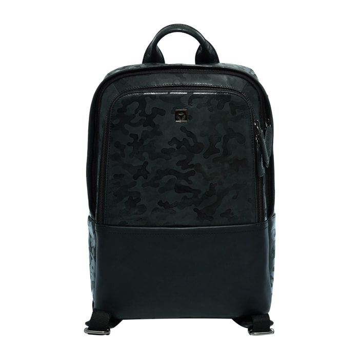 Zaino uomo in vera pelle - Modello Erewhon Nova - Casual - 26.0 x 37.5 x 11.0 cm