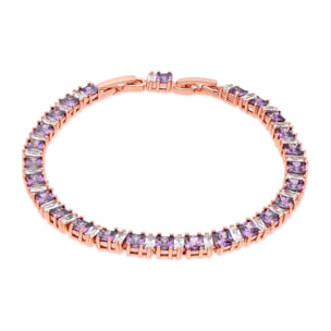 Pulsera Py acabado oro rosa 18k