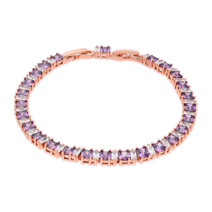 Pulsera Py acabado oro rosa 18k