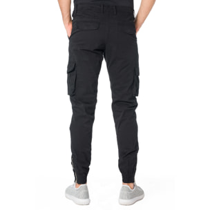 Pantalone Hot Buttered Samui cargo Nero