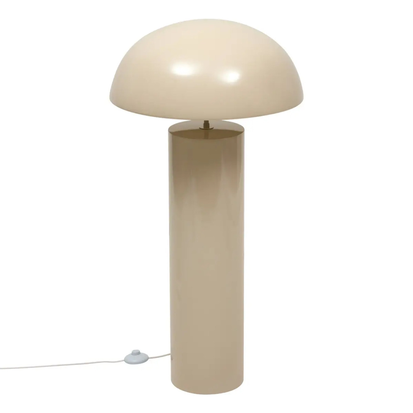 Lampadaire Ulysse cylindrique H.97cm beige