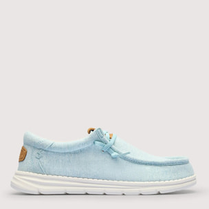 Mocasines Casual Azul Claro - Shia