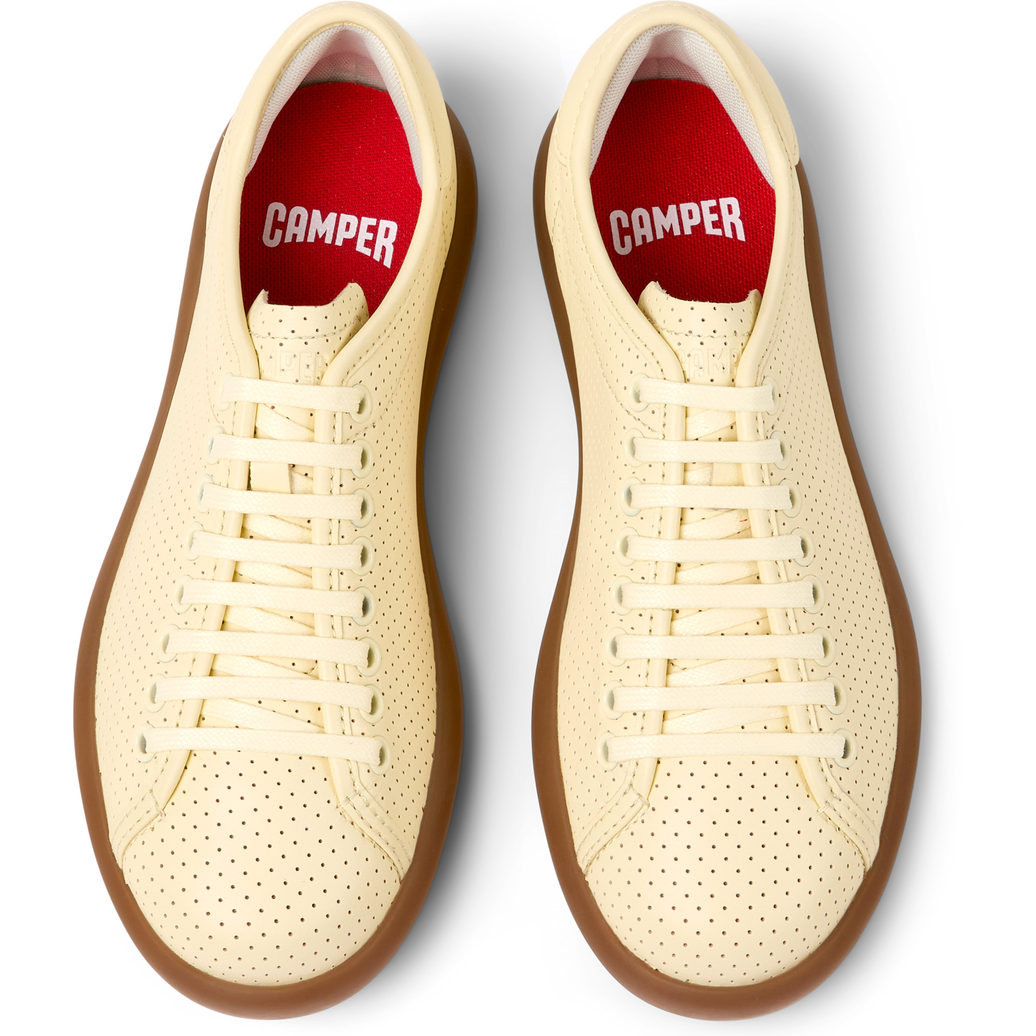 Zapatillas - CAMPER Pelotas Soller - Amarillo - Cuero liso