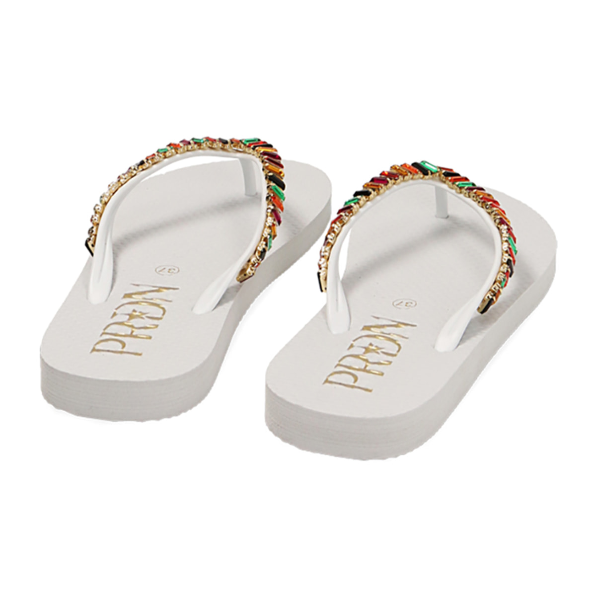 Chanclas de playa multicolor