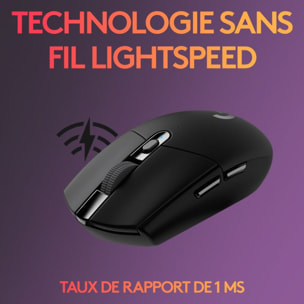 Souris Gamer Sans Fil LOGITECH G305 BLACK EWR2