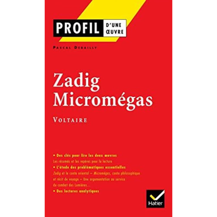 Debailly, Pascal | Profil d'une oeuvre : Zadig - Micromégas - Voltaire | Livre d'occasion