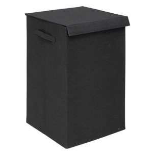 Panier à linge "Colorama" noir 74L