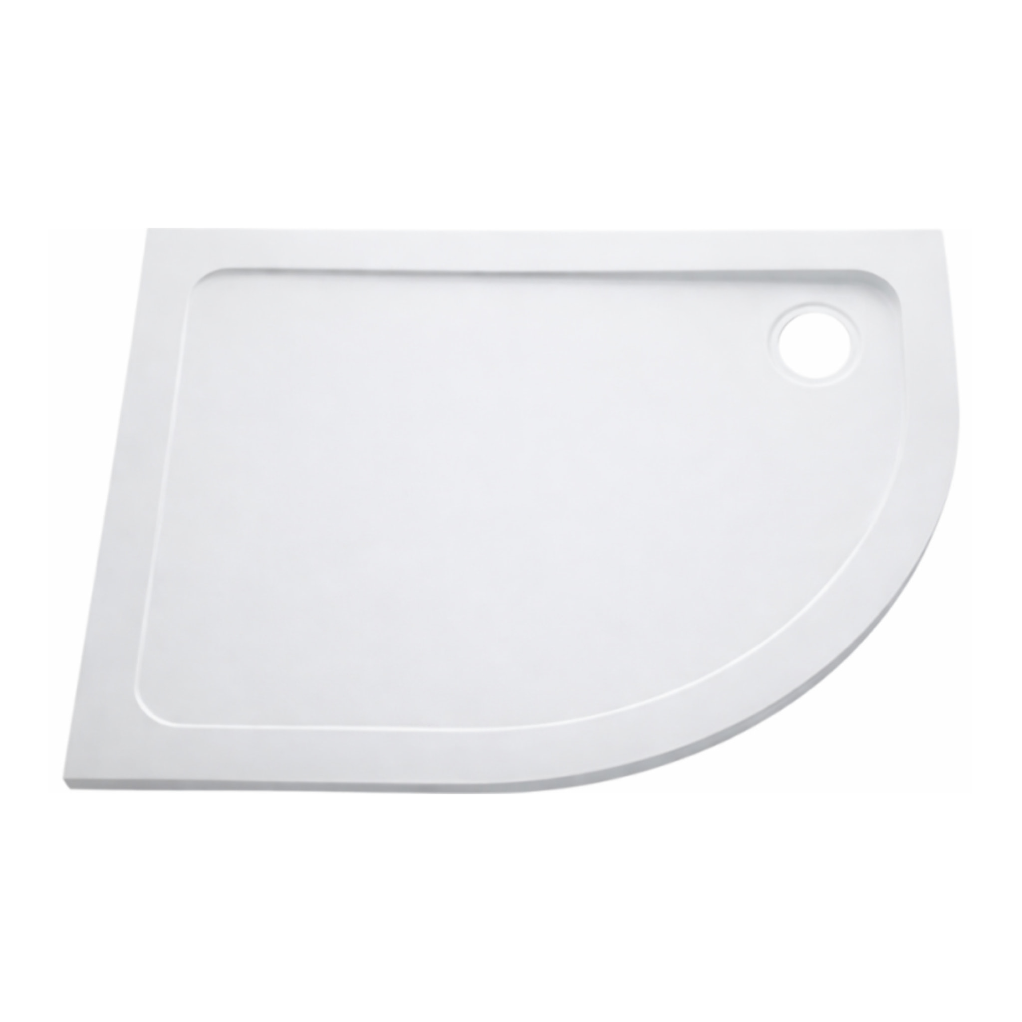 Receveur douche antidérapant Flight Low quart de rond