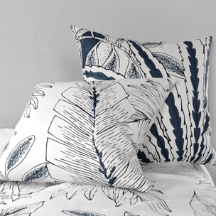 Parure De Drap 3pcs avec Drap Housse 90x190cm 100% Coton 57fils Zanzibar