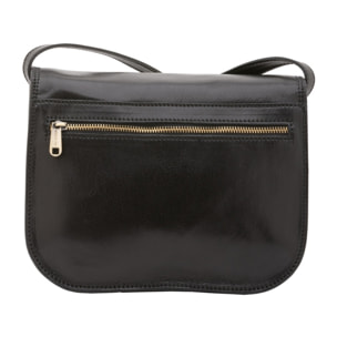 Borsa a tracolla da donna - Modello False - Vera pelle - 27.0 x 20.0 x 12.0 cm